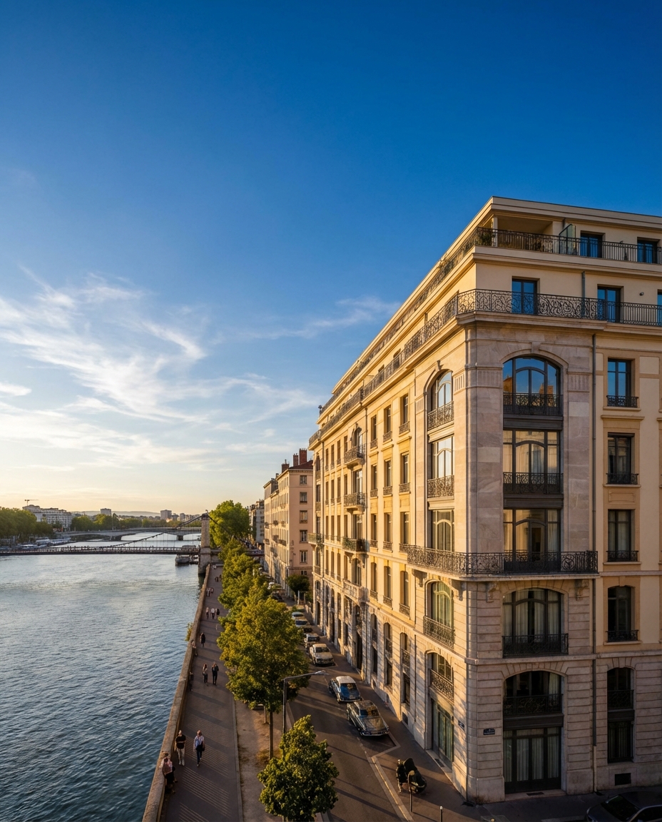 Immeuble r&eacute;sidentiel &eacute;l&eacute;gant &agrave; Lyon