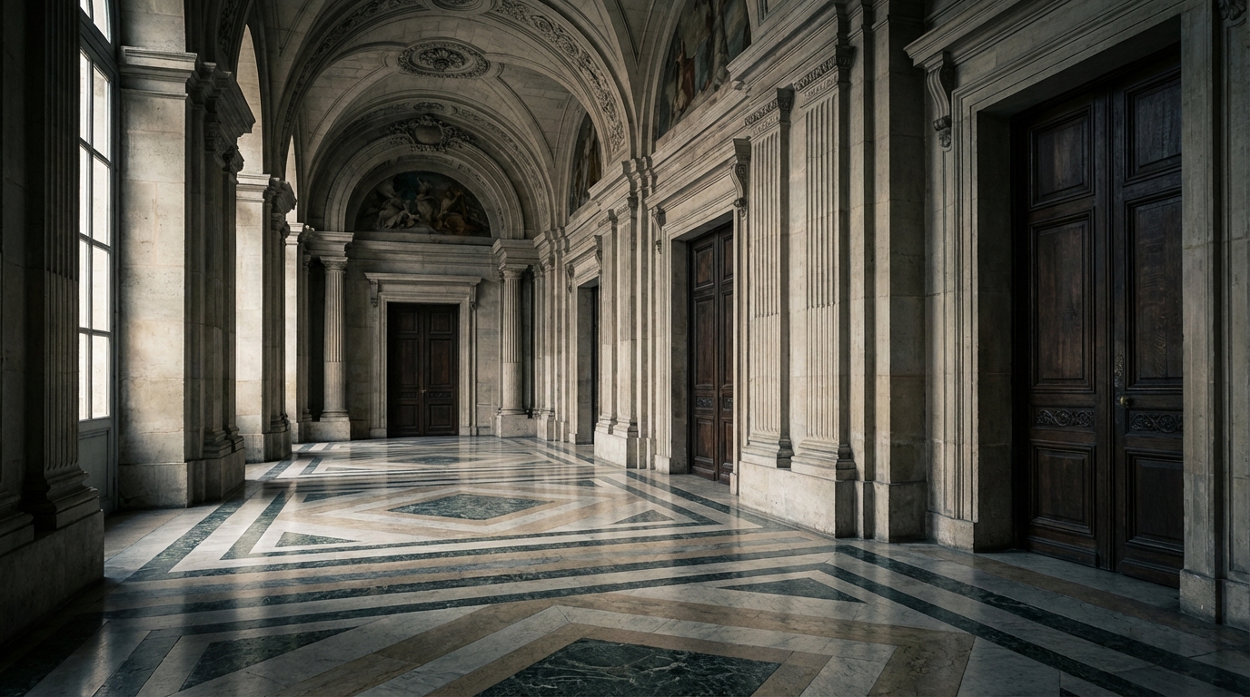 Intérieur du tribunal de Paris